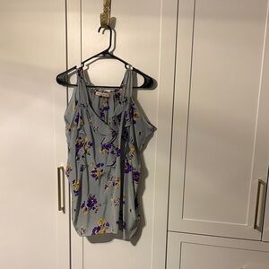 Rebecca Taylor floral silk tank top